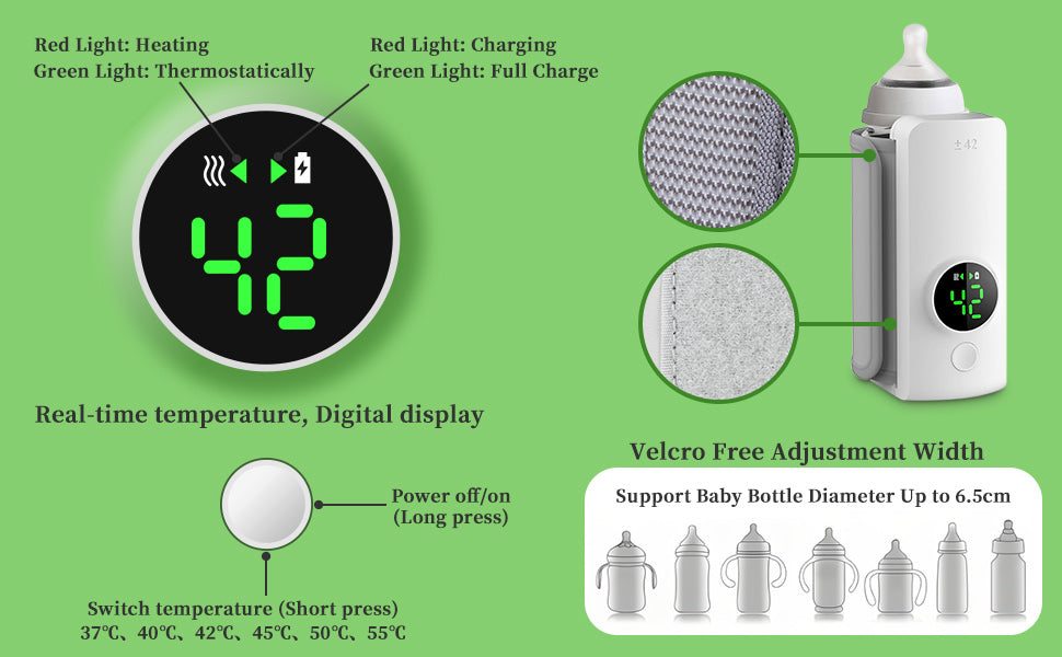 Portable USB Bottle Warmer – bottle  Warm Milk Anywhere
