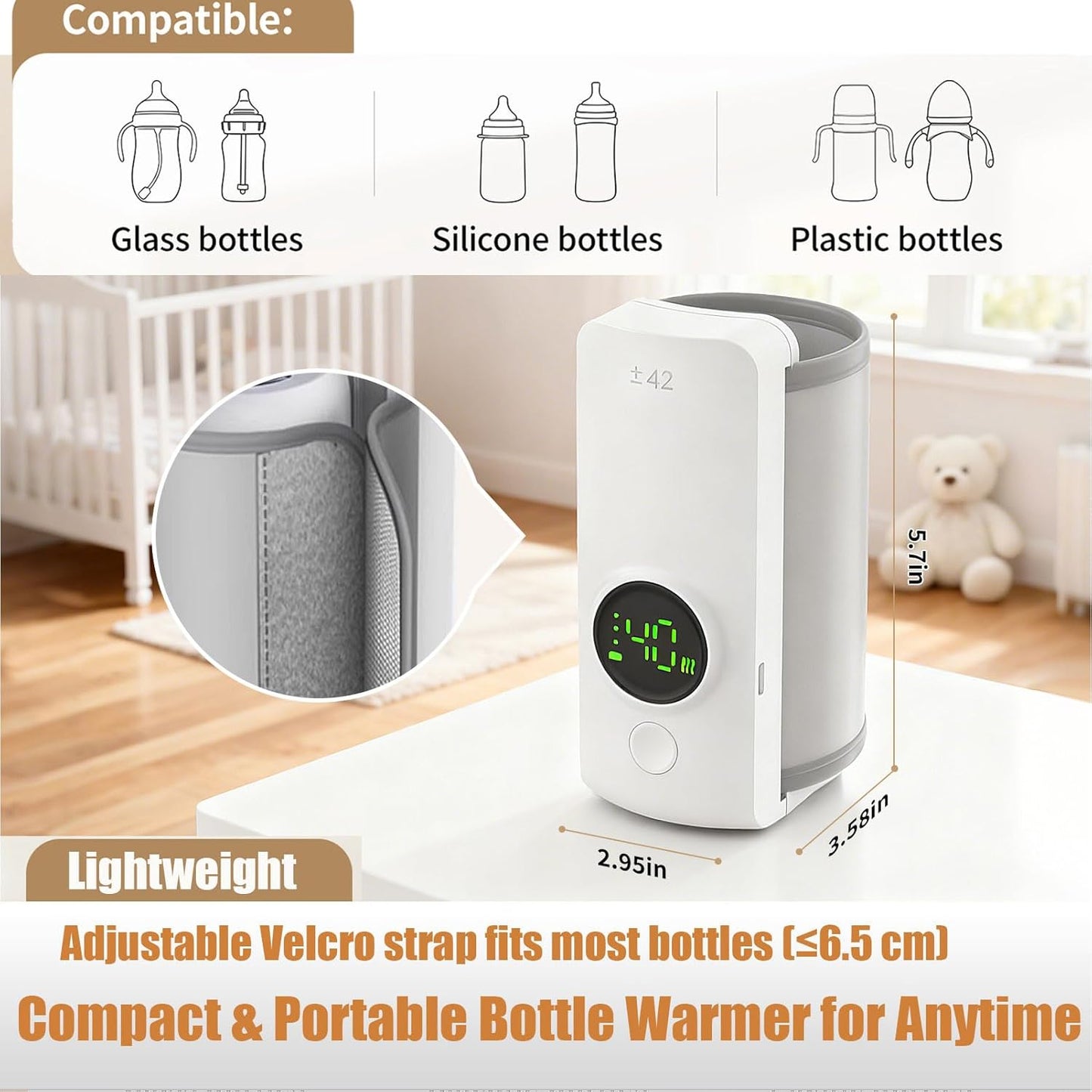 Portable USB Bottle Warmer – bottle  Warm Milk Anywhere