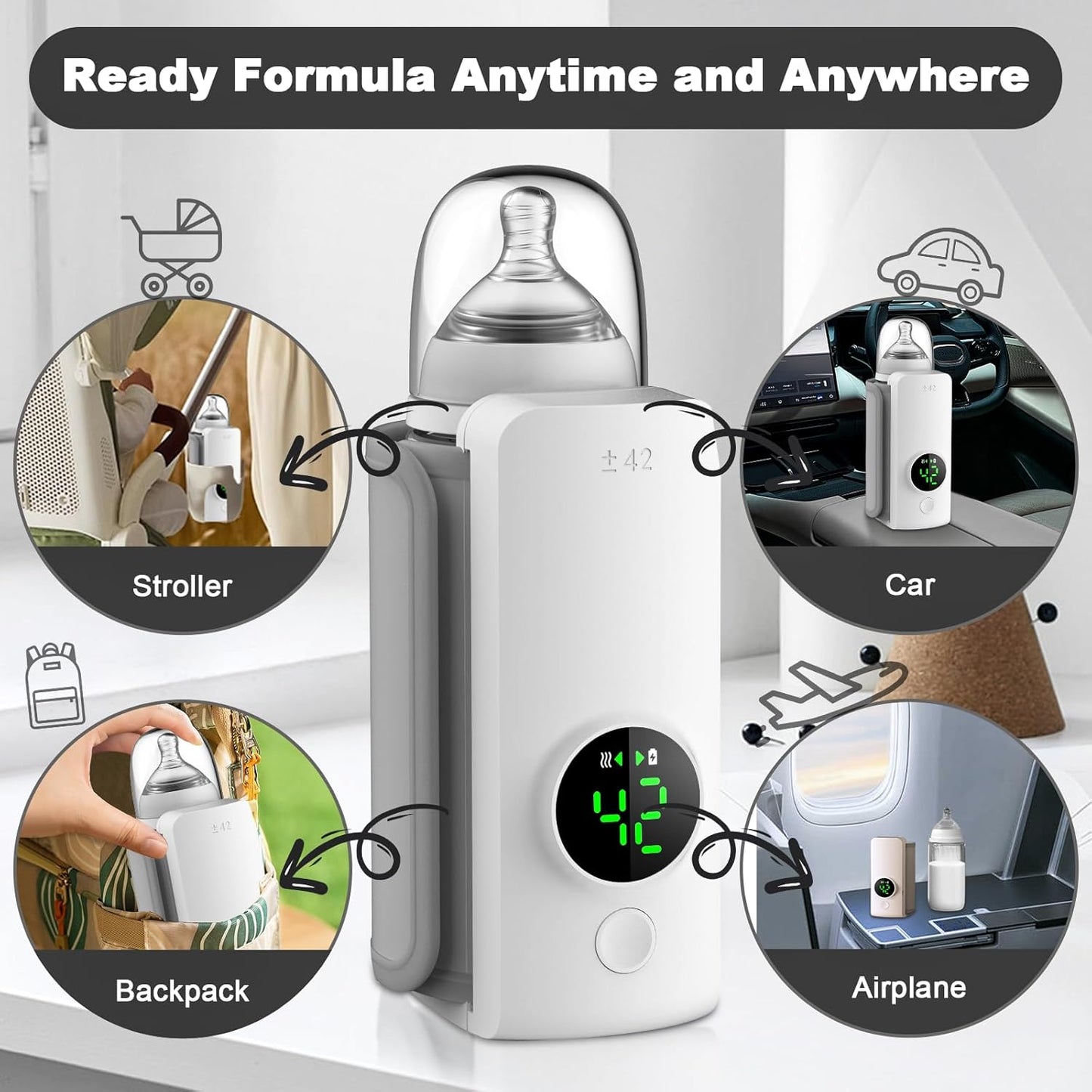 Portable USB Bottle Warmer – bottle  Warm Milk Anywhere