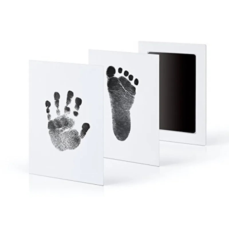 Baby Gift Sets DIY Hand And Footprint Kit Ink Pads Photo Frame Handprint Toddlers Souvenir Accessories Safe Clean Baby Shower Gift  Newborn